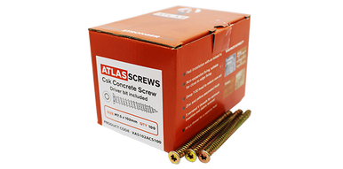 132x7.5mm Atlas Concrete Screws (100)