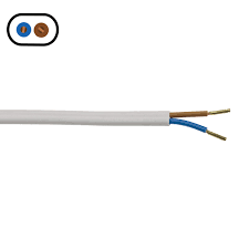2 Core 0.5mm LED Cable White