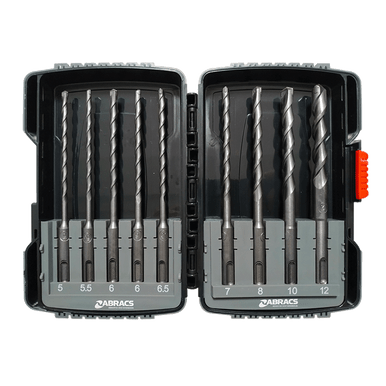 9pc SDS + Masonry Drill Bit Set