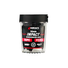 Abracs 50mm Impact Bits PZ2 (Pk10)