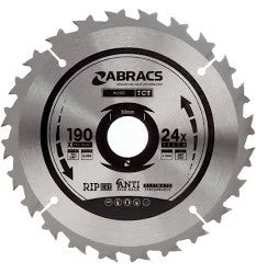 Abracs TCT Blade 190mm x 30mm x 24T