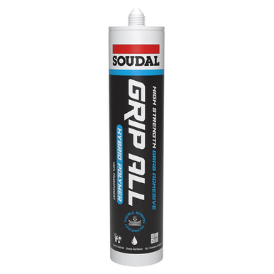 Grip All Hybrid Polymer Black- High-Strength Sealant & Adhesive For Ultimate Durability