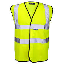 Hi-Vis Vest Yell/Bla Gio 2B C2 Large