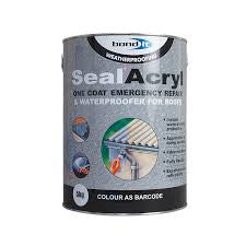 LQ SEALACRYL WATERPROOFER BLACK 5Kg
