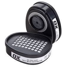 Ox P3 Twin Filter Cartridges for OX S450 Half Mask     OX-S482103