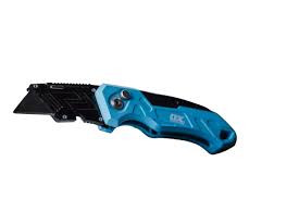 Ox Pro Heavy-Duty Fixed Blade Folding Knife  w/ 3 Blades