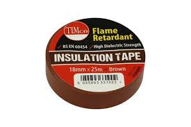 PVC Insulation Tape - Brown 25m x 18mm