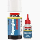 Soudal Mitre-Kit 50g + 200ml- Activator Spray and High Strength Glue For MDF, Wood & General Repairs