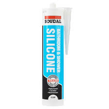 Soudal Sanitary Clear Silicone Sealant- Flexible & Professional Grade Sealing Solution