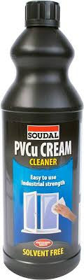 Soudal UPVC Cream Cleaner- Strong Non-Abrasive Cleaner for UPVC Windows, Frames & Doors