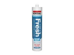 Stay Fresh Premium Sanitary White Silicone-Mould Resistant Sealant For Bathrooms & Kitchens