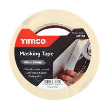 Timco Masking Tape Cream 50mm x 50m
