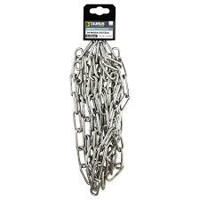 Welded Link Chain - Hot Dipped Galvanised 8 x 52 x 16mm (1.5m)