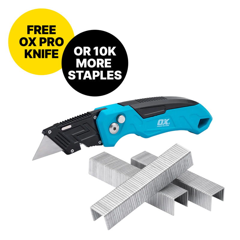 Hammer Tacker + 50k Staples