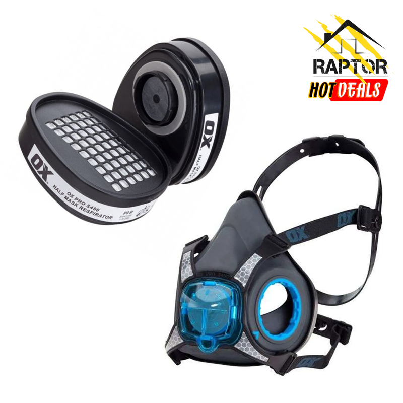 Ox Twin Half Mask with P3 Filters